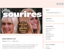 Tablet Screenshot of fillessourires.com